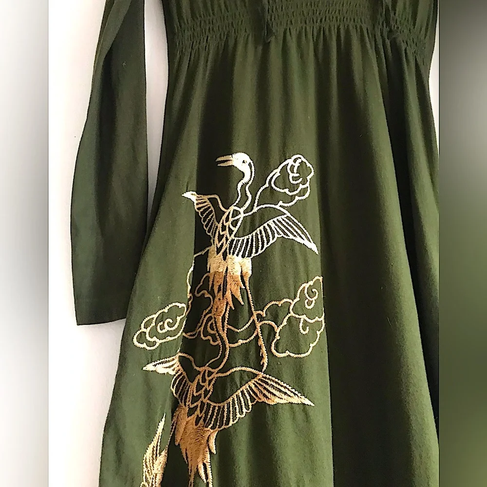 JWLA JOHNNY WAS Hoodie Embroidered Dress Tunic - Picture 6 of 10